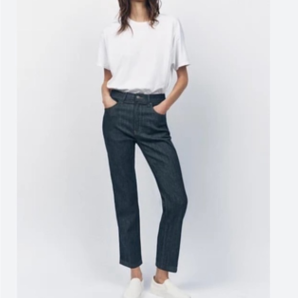 Zara ZW COLLECTION HIGH WAIST CROPPED BOOTCUT size 8 - Picture 1 of 9